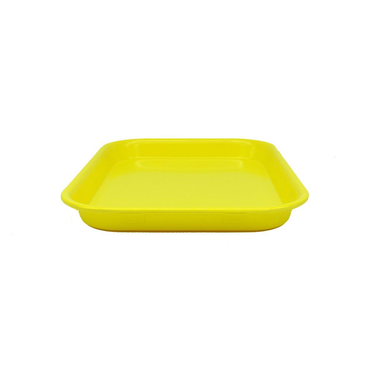 Plastic Tray: Large, Yellow