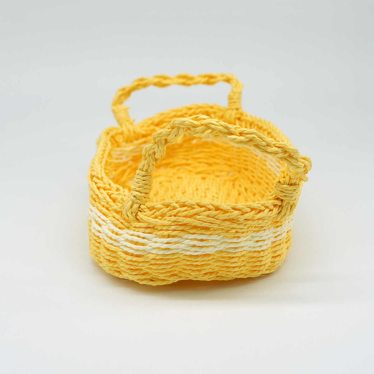 Rectangular Basket: Yellow