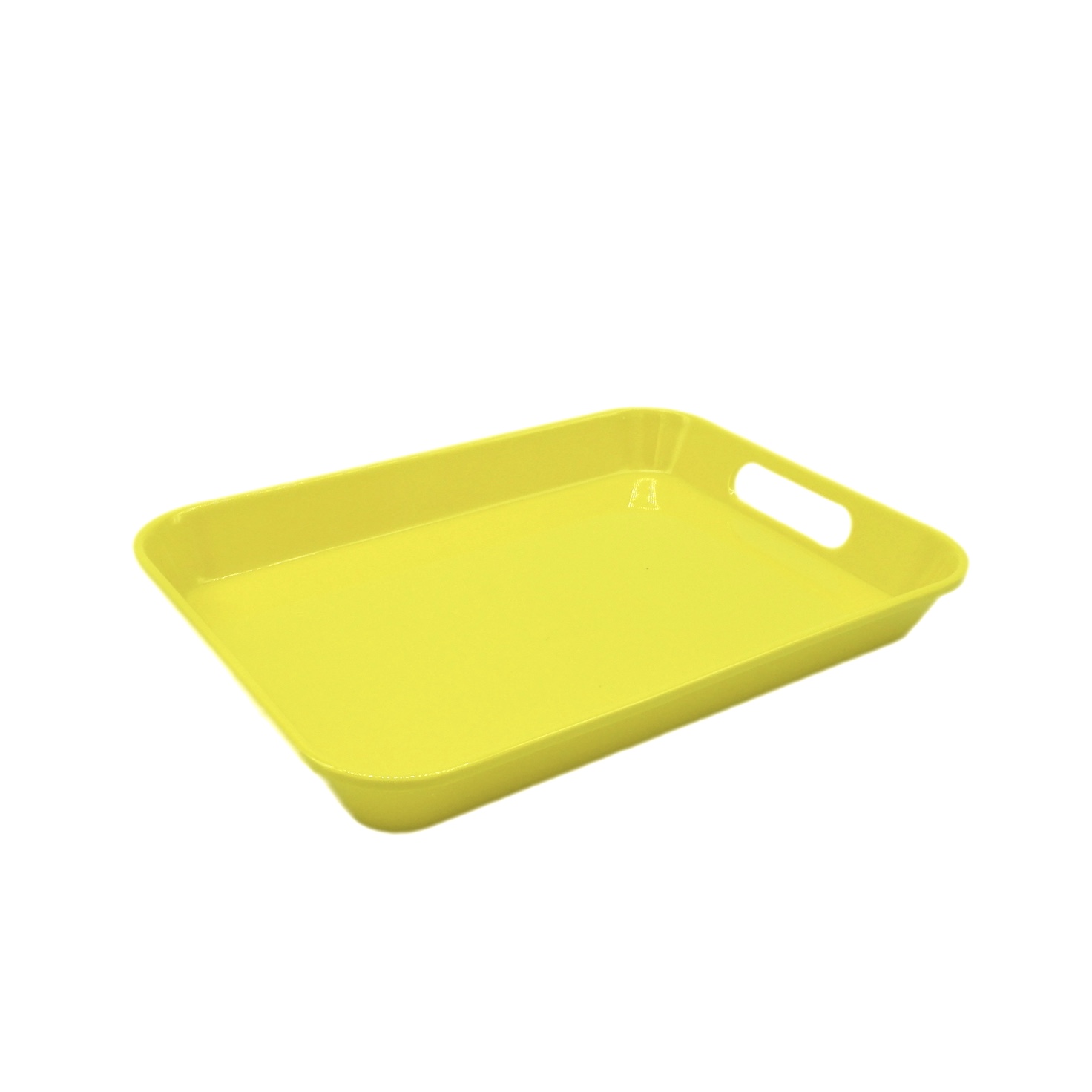 Melamine Tray: Medium, Yellow