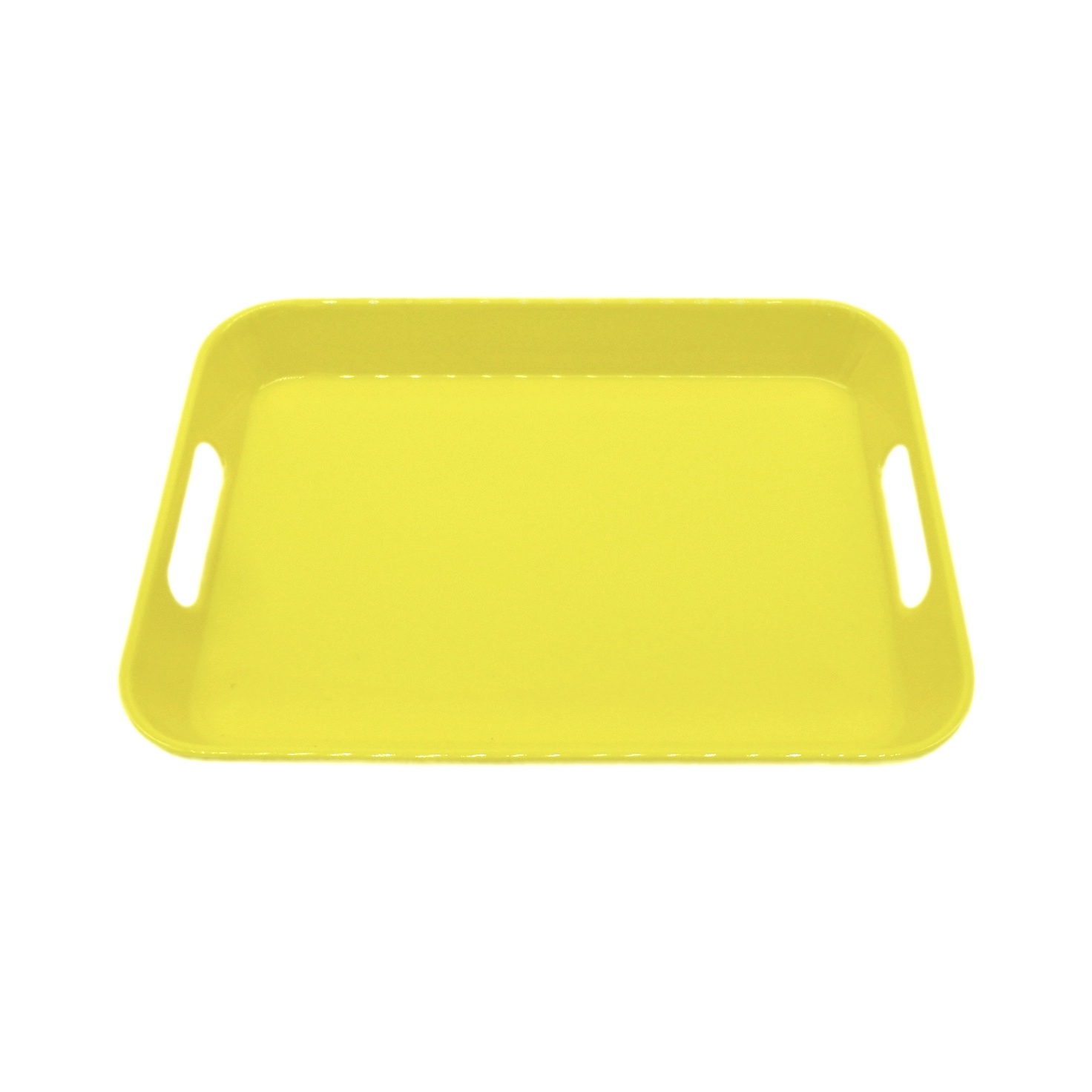 Melamine Tray: Medium, Yellow