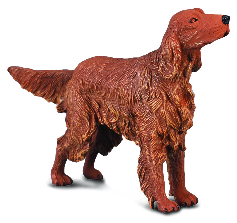 Mô hình động vật: Chó Irish Red Setter