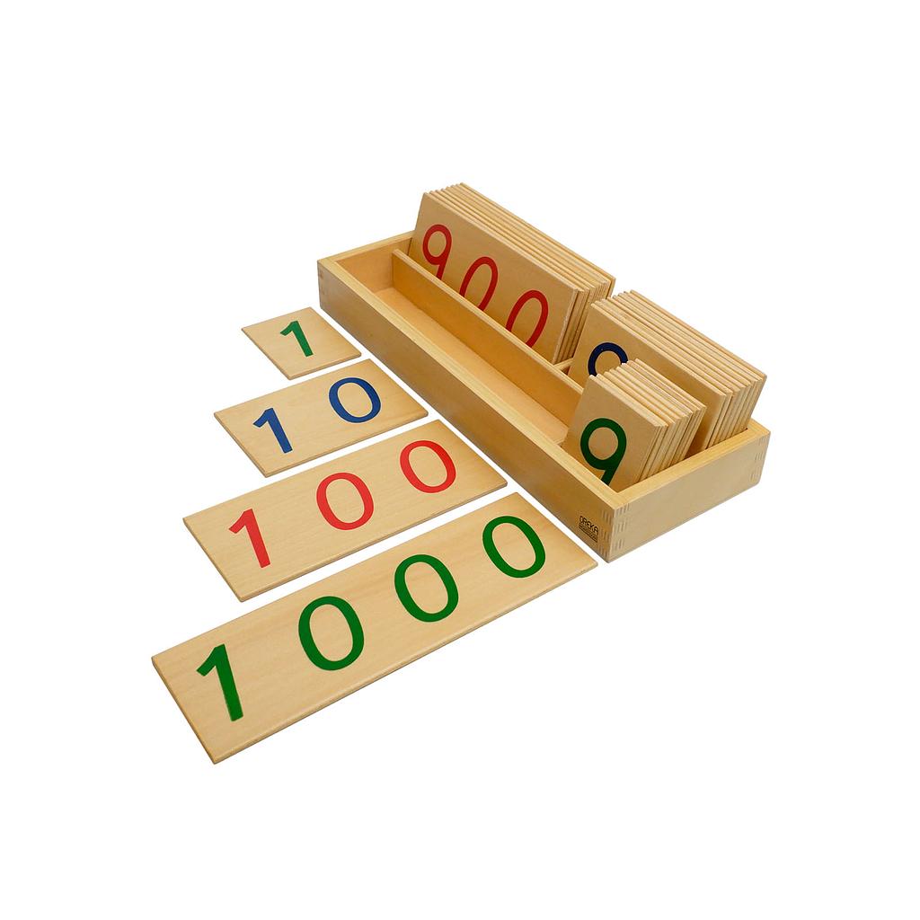 Hộp thẻ số cỡ lớn 1-1000