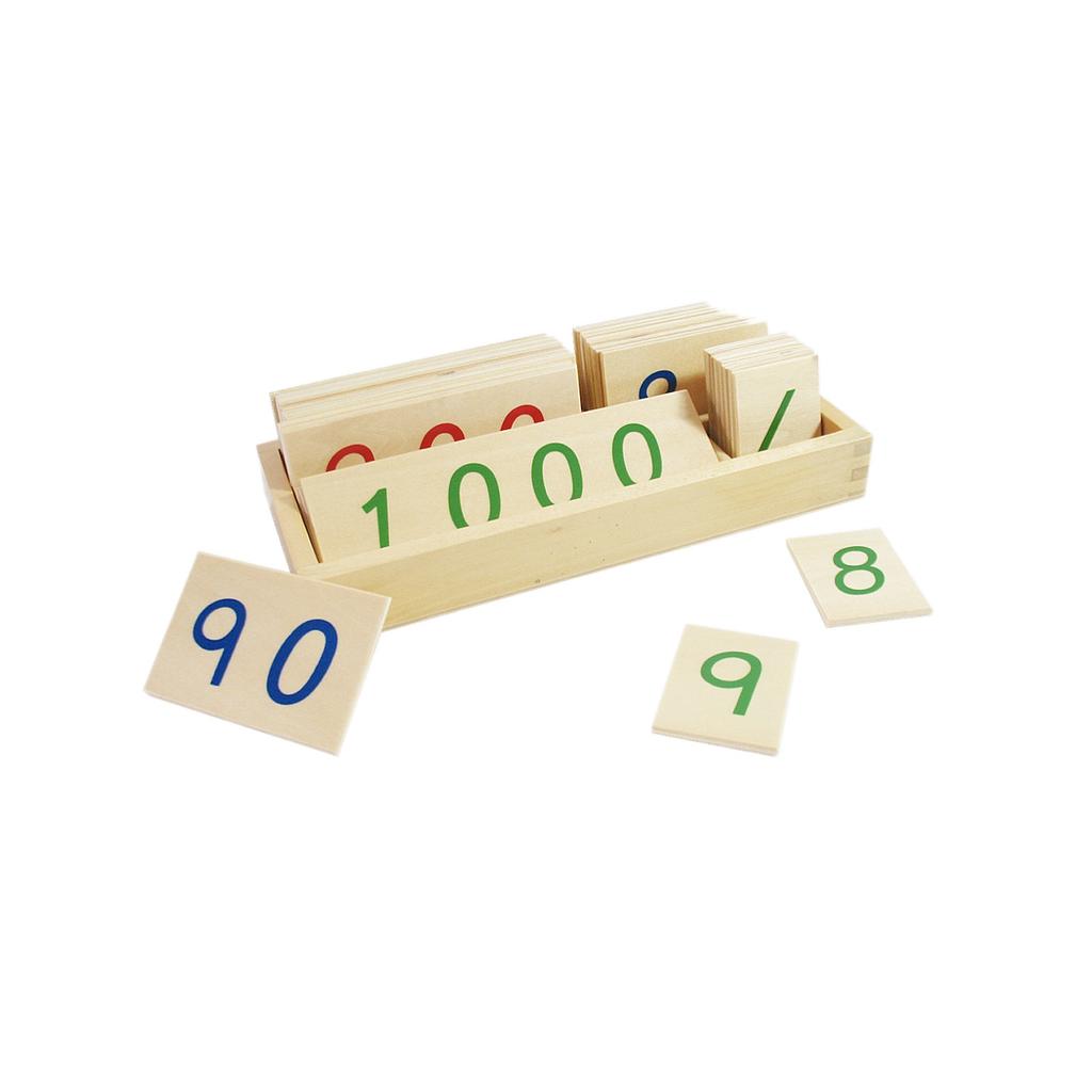 Hộp thẻ số cỡ nhỏ 1-3000
