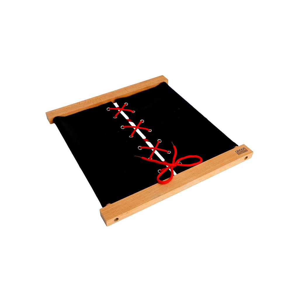 Khung vải: Buộc dây giầy