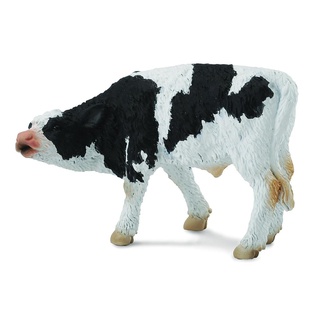 [9650071] Mô hình động vật: Bò con Hà Lan con - Bú
