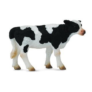 [9650072] Mô hình động vật: Bò Hà Lan con - Đứng