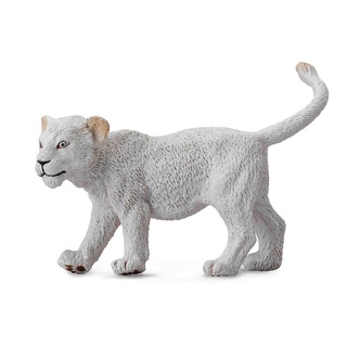 [9651633] Mô hình động vật: Sư tử trắng con - Đi