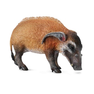 [9651650] Mô hình động vật: Lợn lông đỏ